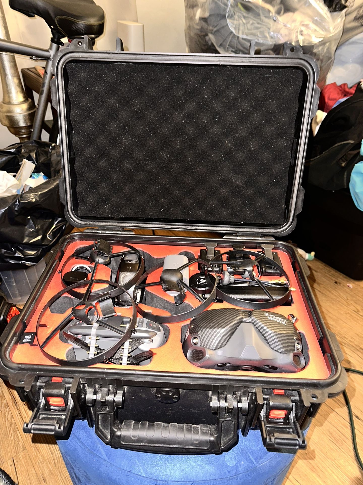 Used DJI FPV Drone Combo - Bundle with DJI FPV Drone Fly More Kit & Goggles V2 & RC Motion Controller