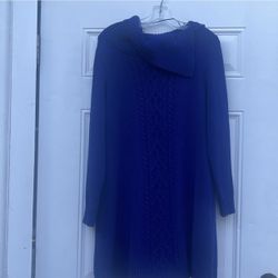 Blue Sweater Dress