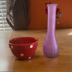 Decorative Bowl And Vase