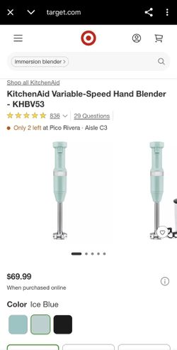 KitchenAid Variable-Speed Hand
Blender 