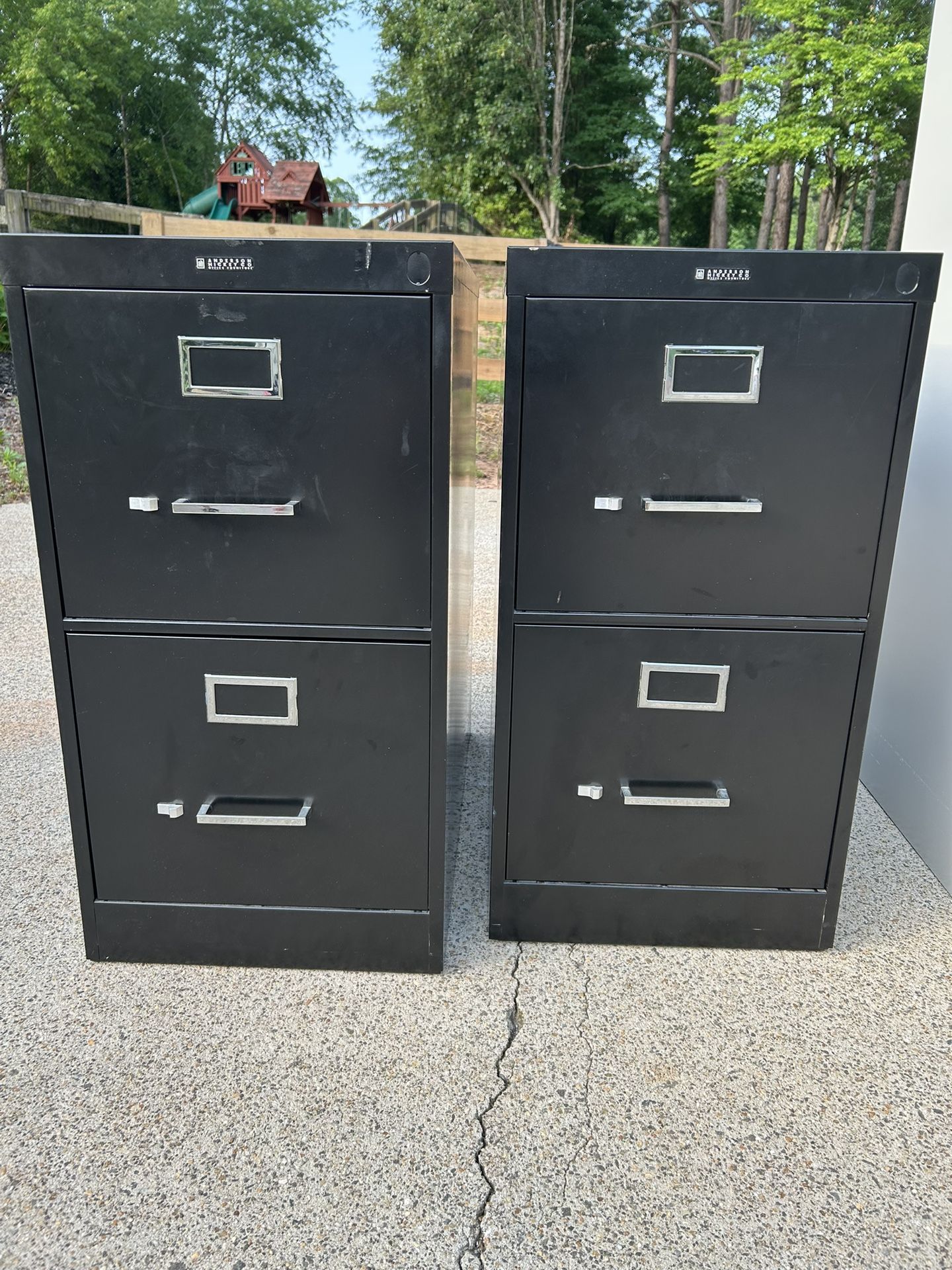 Two Filing Cabinets