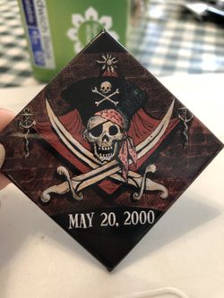 DISNEY PIRATES OF THE CARIBBEAN BUTTON