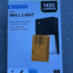 Commercial Electric 100-Watt Equivalent Integrated LED Bronze Security Dusk to D
