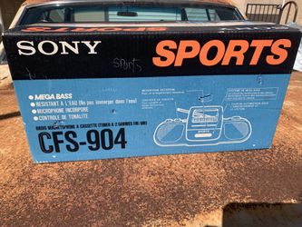 Sony Cassette Mega Bass Sport Radio