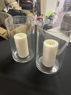 Candle Holding Vase