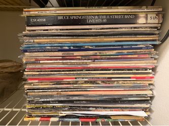 Vinyl record collection