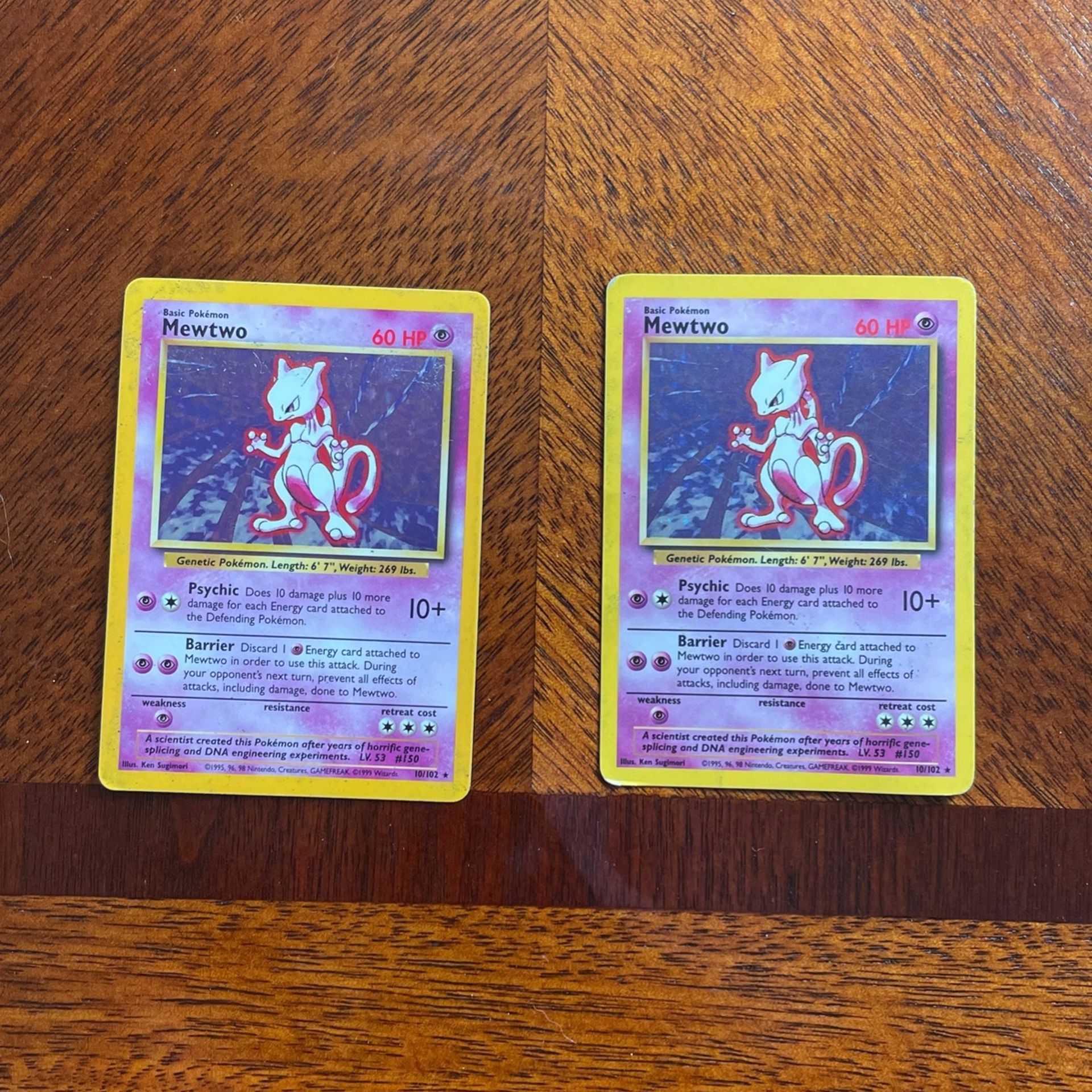 Rare pokemon Cards (MEWTWO)