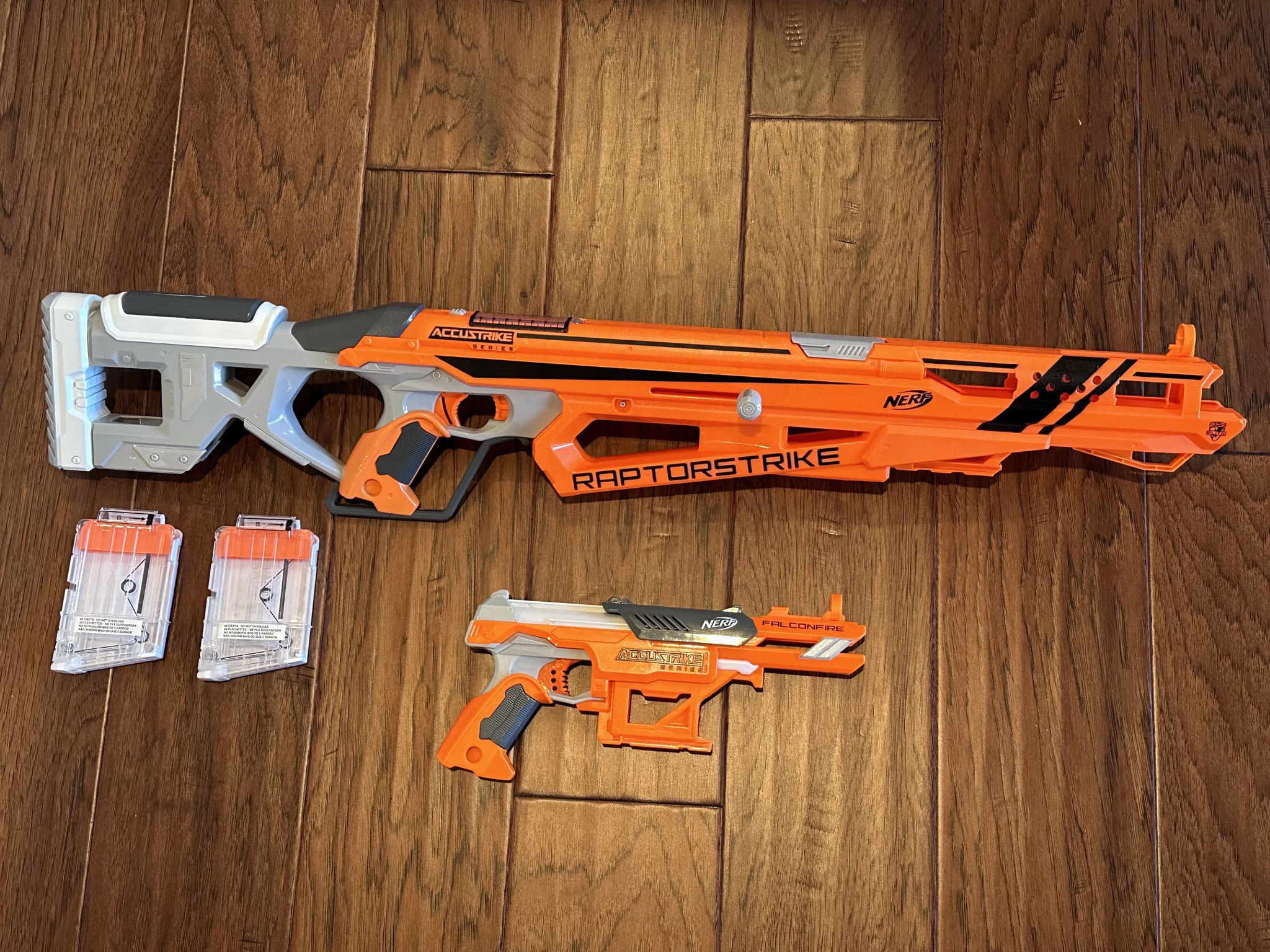 Nerf AccuStrike Bundle with 2 Guns and 2 Clips