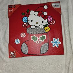 Hello Kitty Christmas Wall Art