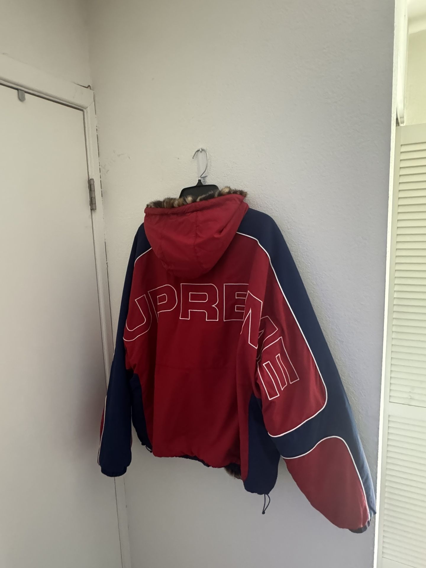 Supreme Faux Fur Reversible Track Jacket