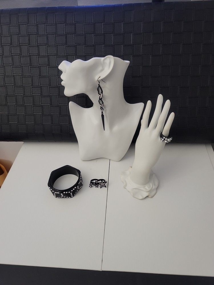 Earrings, Bracelet, Ring Bundle
