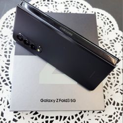 Samsung Galaxy Z Fold 3 5g 256gb Unlocked 100% Fully Unlocked In Box