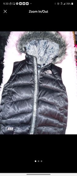 The Northface Vest w/ fur hood