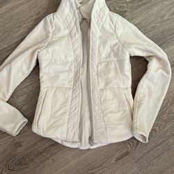 Lululemon St. Moritz Cream Jacket Size 2