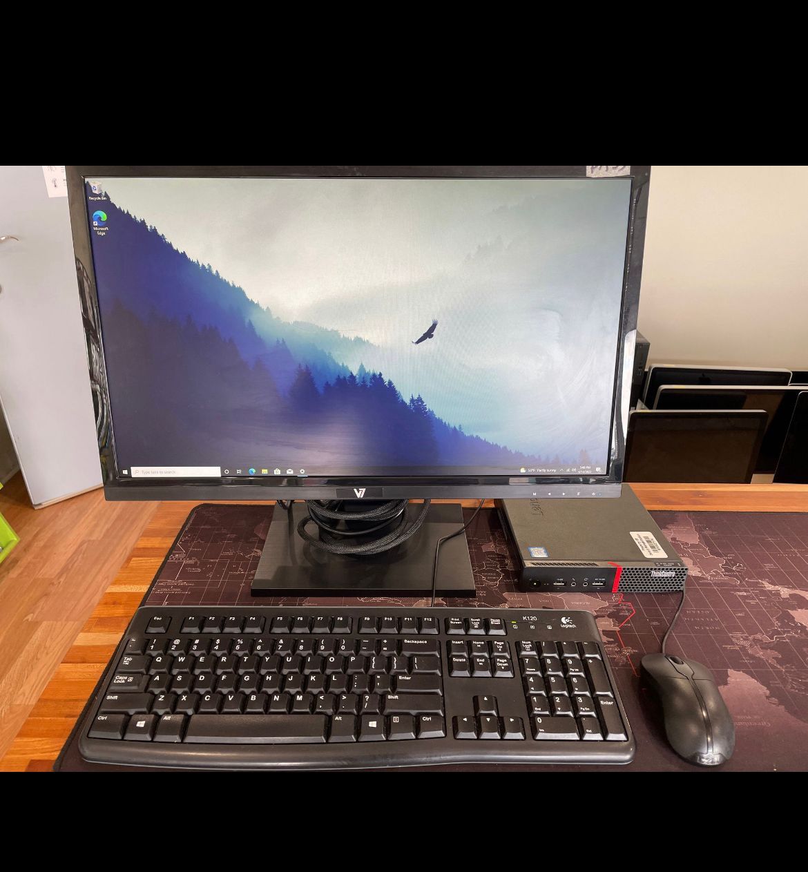 Lenovo ThinkCentre M700 3.2Ghz i3-6100t 8GB RAM Upgraded to 128GB SSD -Runs Fast!!