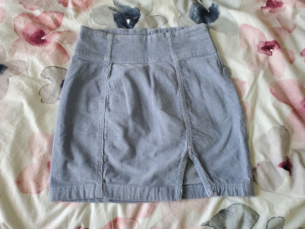 SO Corduroy Mini Skirt