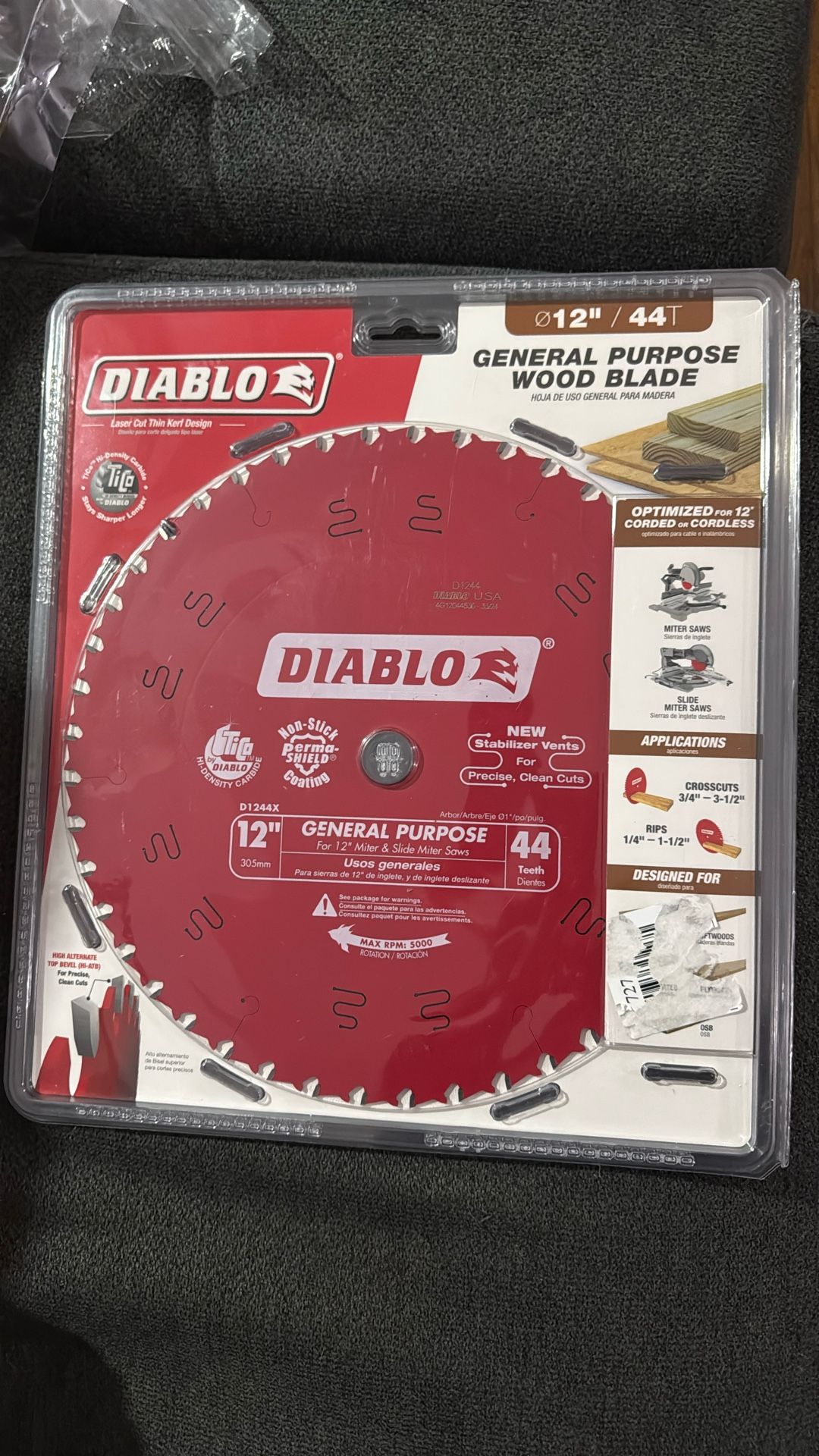 Two General purpose wood blade 