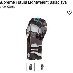 Supreme Futura Lightweight Balaclava Snow Camo