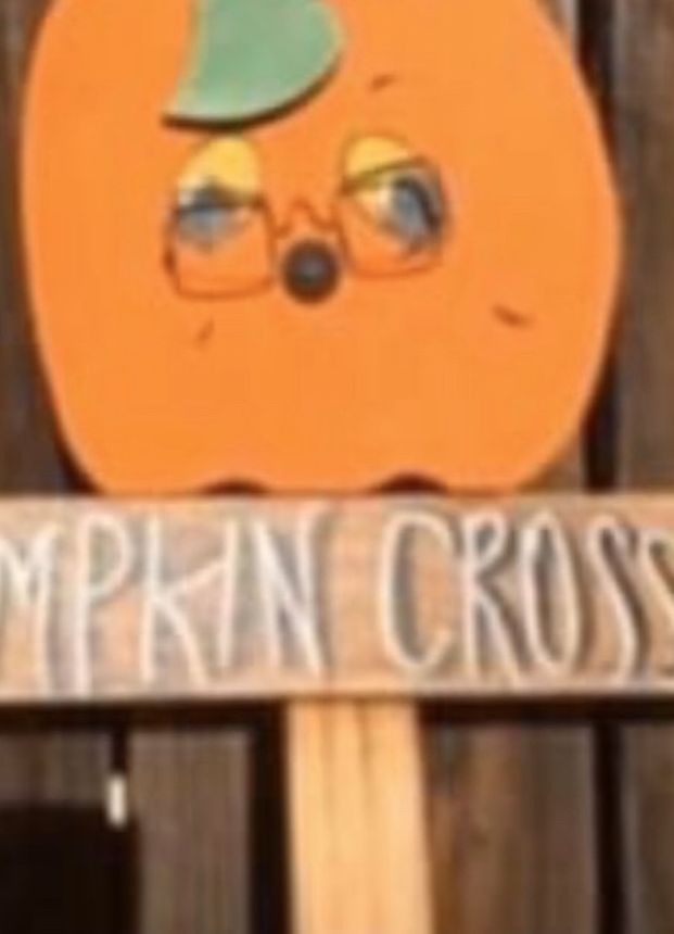 Pumpkin Crossing Yard Sign