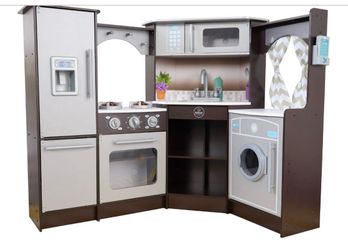 KidKraft Corner Play Kitchen - Espresso