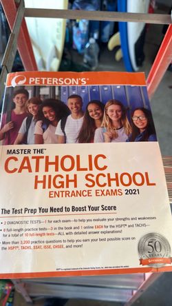 Peterson’s Master the Catholic High School Entrance Exam 2021