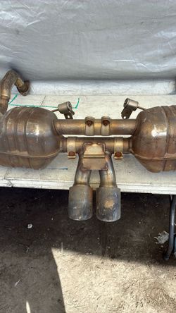 2012 Porsche Cayman S 987 Exhaust set Muffler