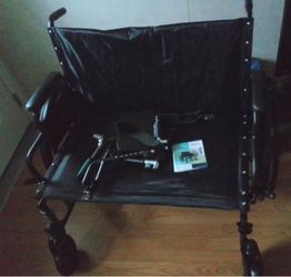 Extra wide wheelchair