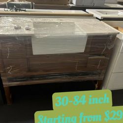 Bathroom Vanity Clearance,30-84 inch(3)
