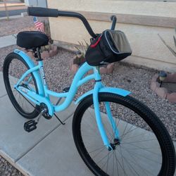 26"SCHWINN WOMENS BEACH CRUISER BIKE. (M). SINGLE SPEED LIKE NEW 👌🏼