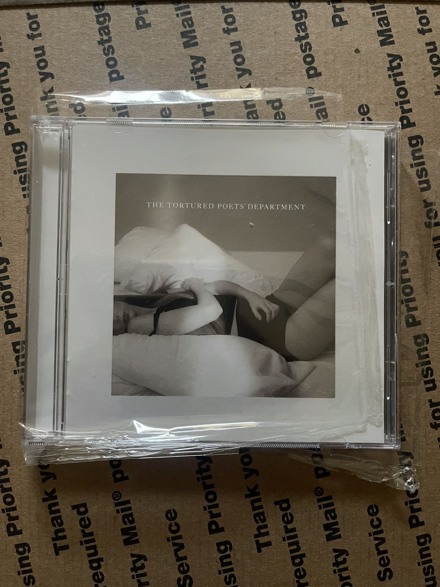 Taylor Swift hand signed TTPD CD