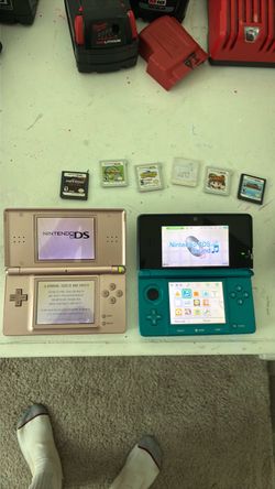 Two Nintendo Ds One Is A 3Ds