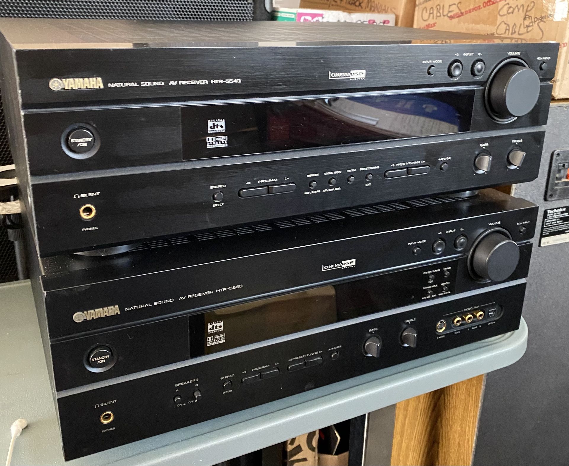 YAMAHA HTR-5540 STEREO/5.1 RECEIVER… $50… YAMAHA HTR-5560 STEREO/5.1 RECEIVER… $70