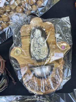 Holy Family Olive Wood Carving Plate Size 9 Inches 
