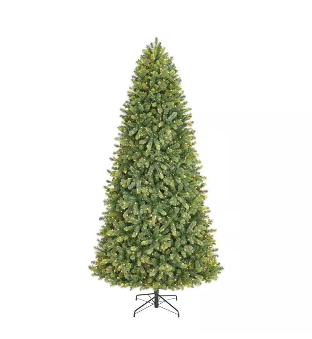 Home Accents Holiday 9 ft. Willow Creek Spruce LED Pre-Lit Artificial Christmas Tree T15
