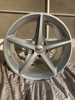 2X REAR LIKE NEW REAL OEM C6 Corvette Wheels Rims 60th Anniversary GM OEM