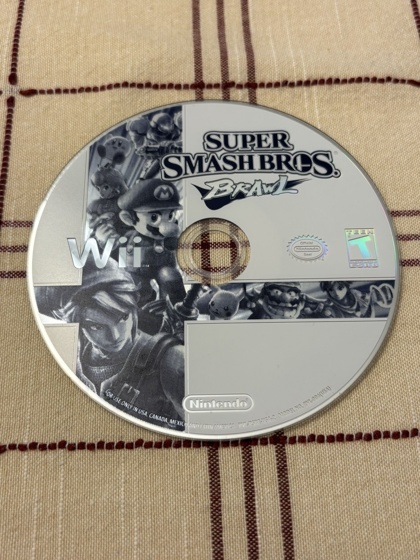 Super Smash Bros Brawl DISC ONLY (Wii)