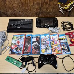 Entire Wii U Collection + Games + Controllers + All Cables