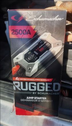 Schumacher 2500A Rugged Lithium Jump Starter