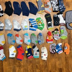 36 Pairs Baby Boy Socks And 1 Bib, Batman, Disney, Star Wars