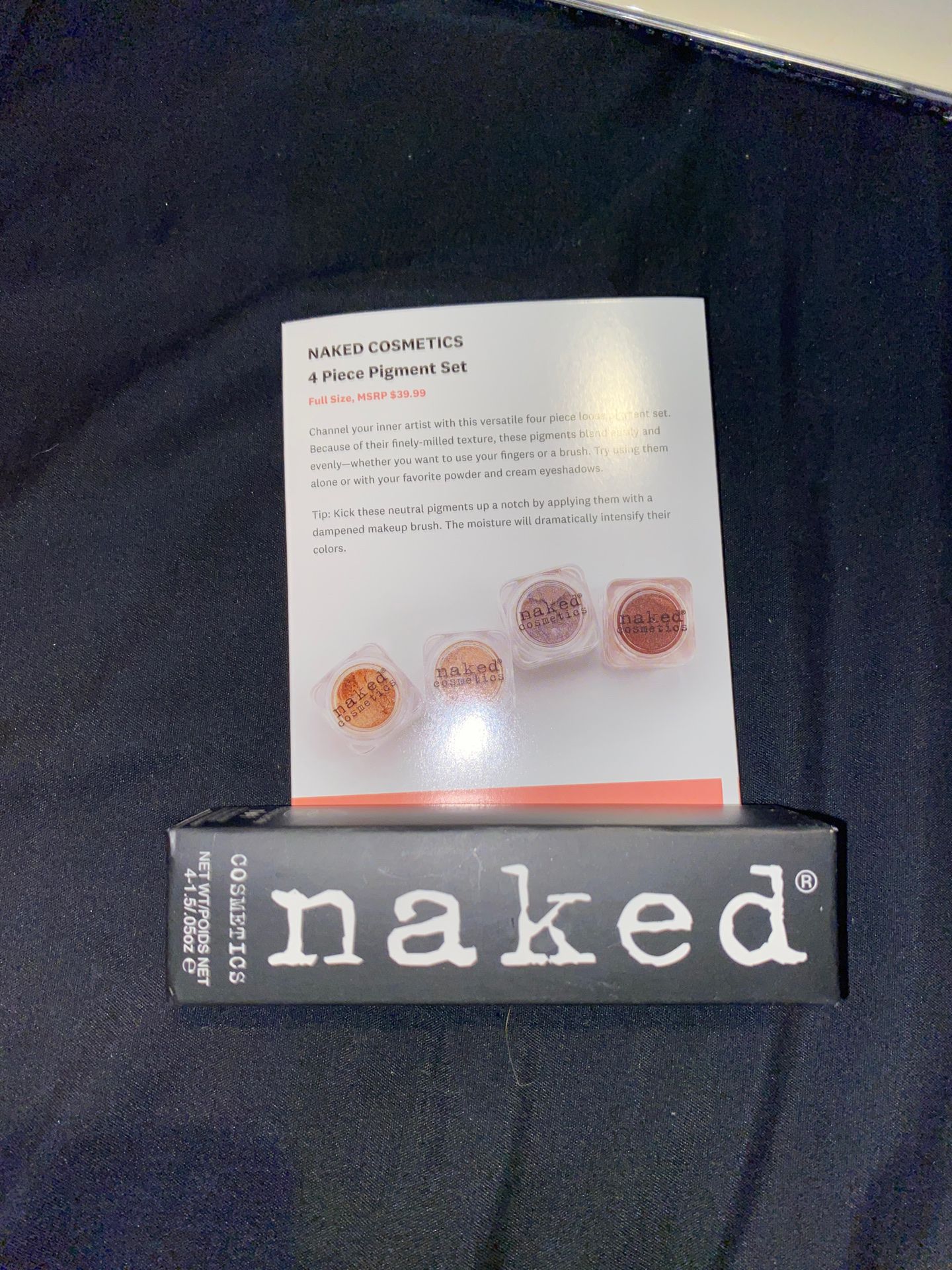Naked cosmetics - 4 piece pigment set