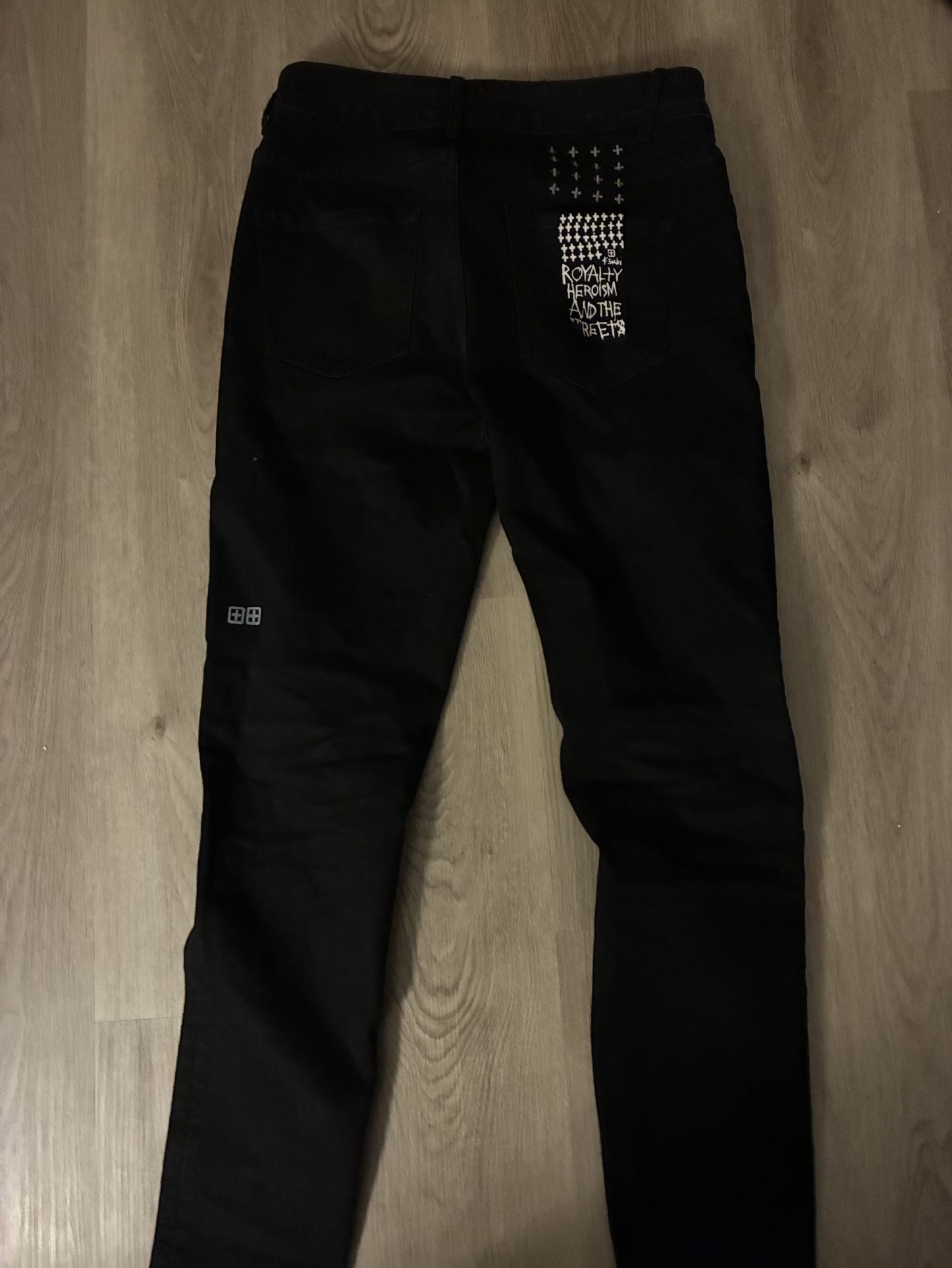 Ksubi Jeans Van Wrinkle Black Rebel