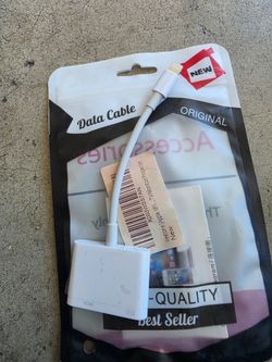 Apple iPhone ipad lightening cable hdmi adapter usbc