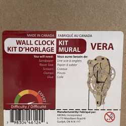 Craft Kit - Wooden Clock