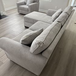 Sofa, Chaise And Chair