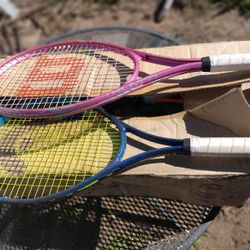 TENNIS RACKETS PAIR 2