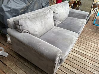 Pier One Gray Sofa