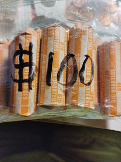 Bag Of $100 In Rolled Quarters For Sale