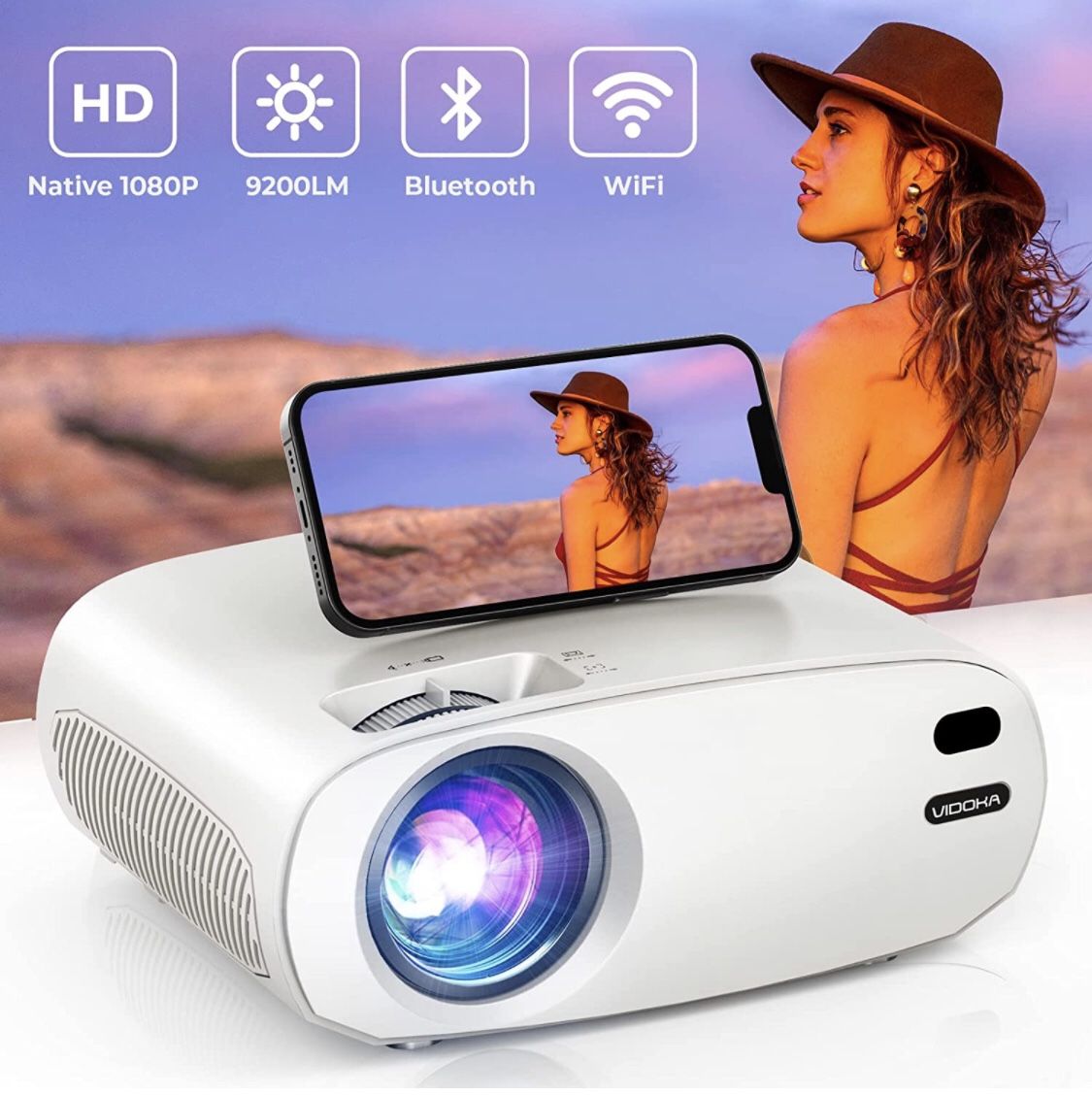 Wifi Mini portable Projector, Brand New