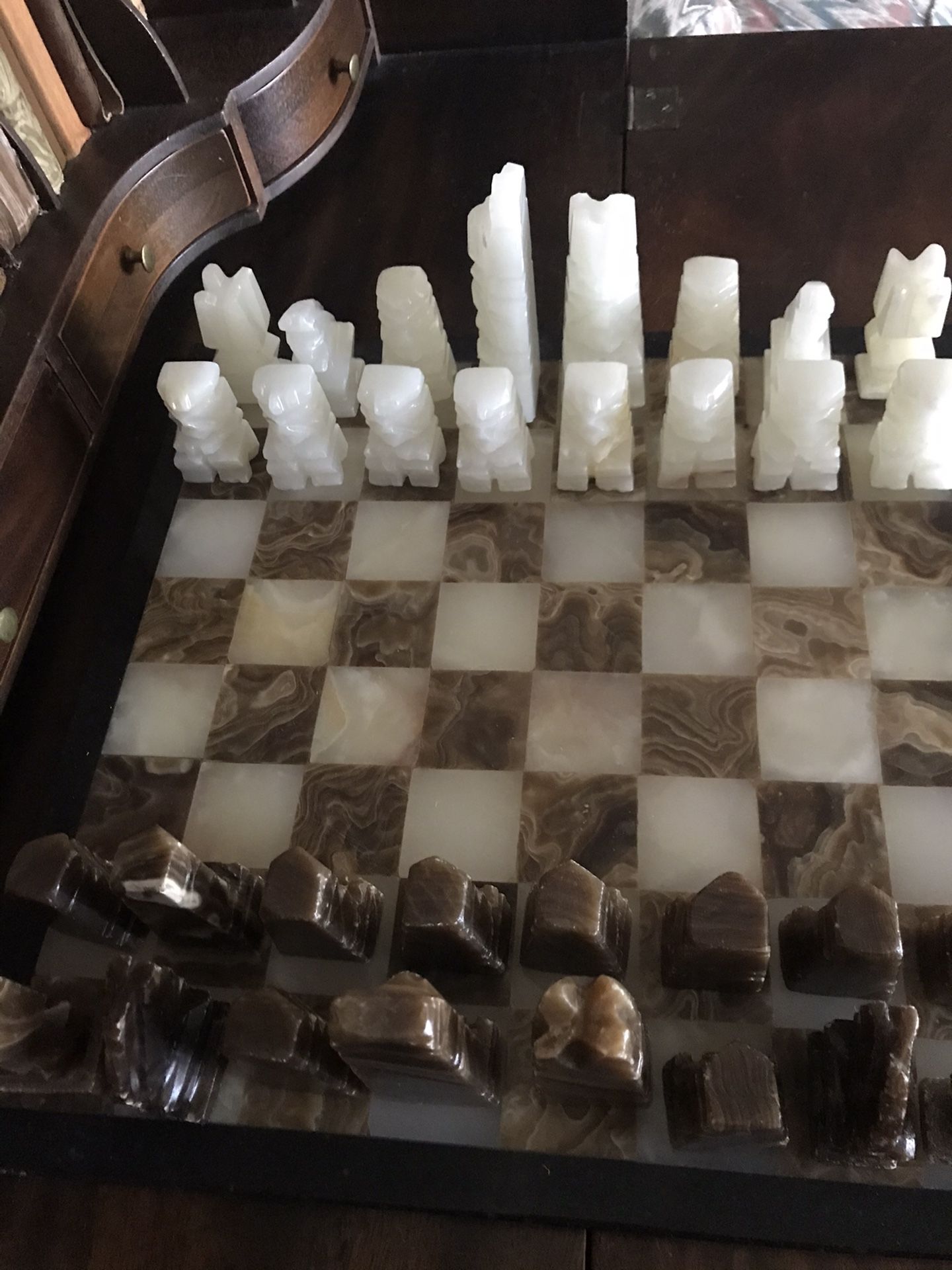 Marble chess set