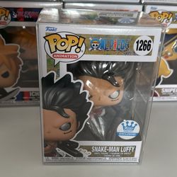 Funko Pop! Vinyl One Piece - Snake-Man Luffy  Metallic - Funko (Exclusive) #1266